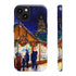 Shopping at the Christmas Market - Impact Resistant Phone Case iPhone 13 Glossy